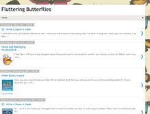 Tablet Screenshot of flutteringbutterflies.com